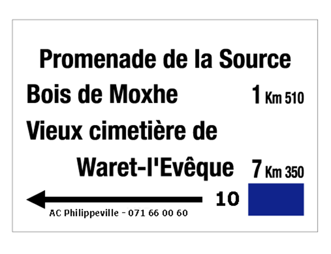 Balise direct. complète P4- 230 x 330 mm